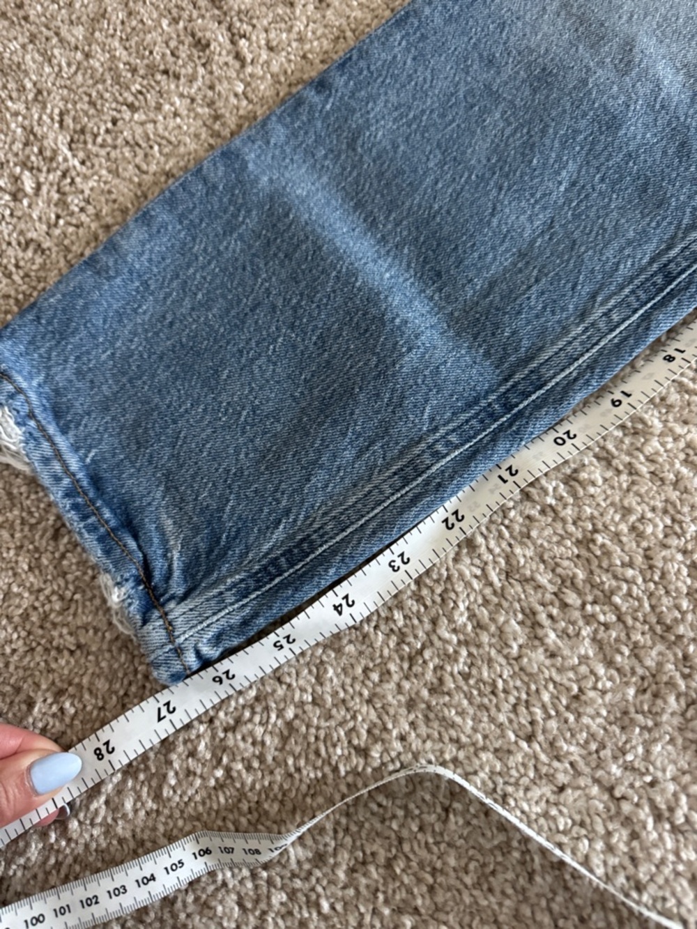 Agolde Riley jeans size 27 - Picture 2 of 5